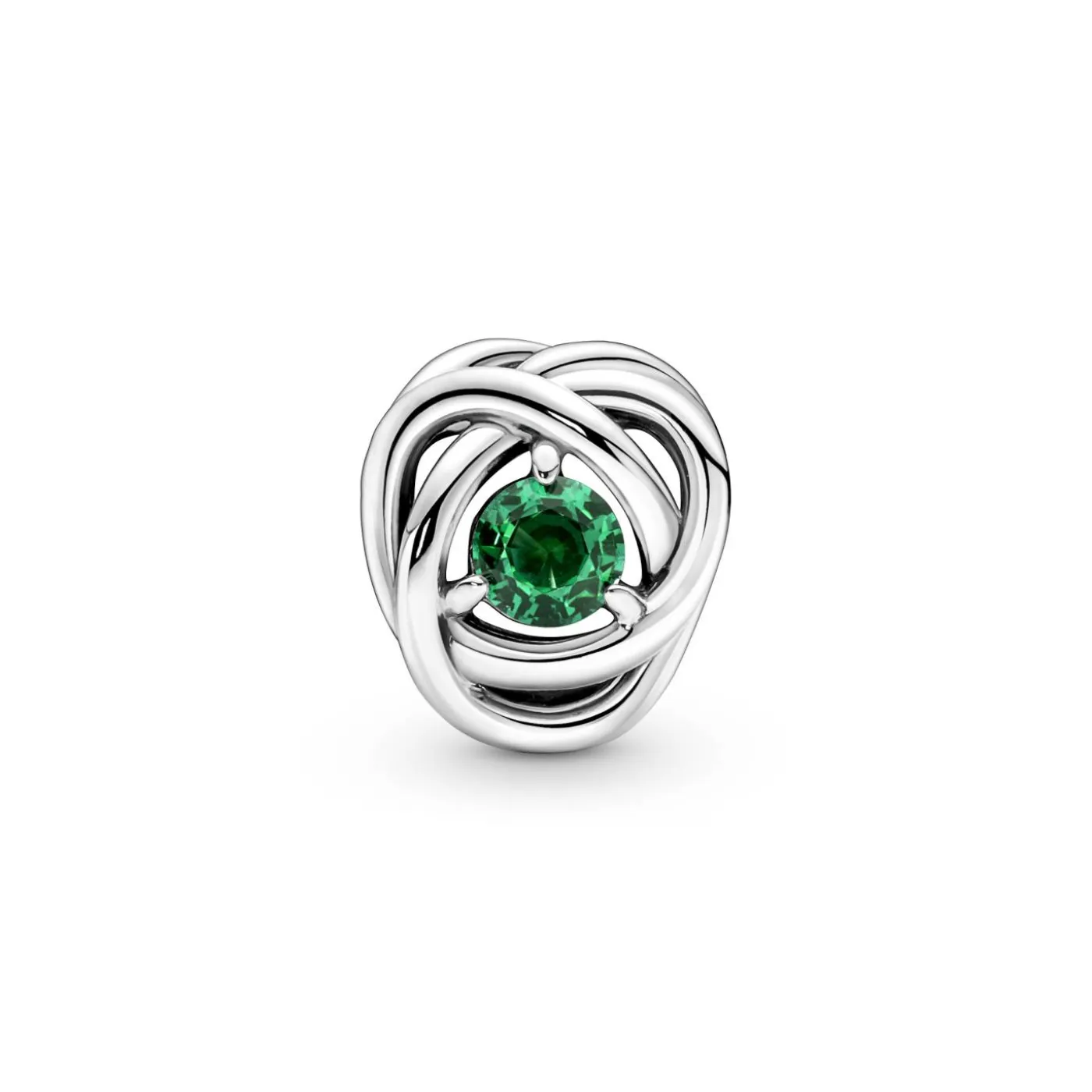 Mai Geburtsstein Royalgrüner Ewigkeitskreis Charm