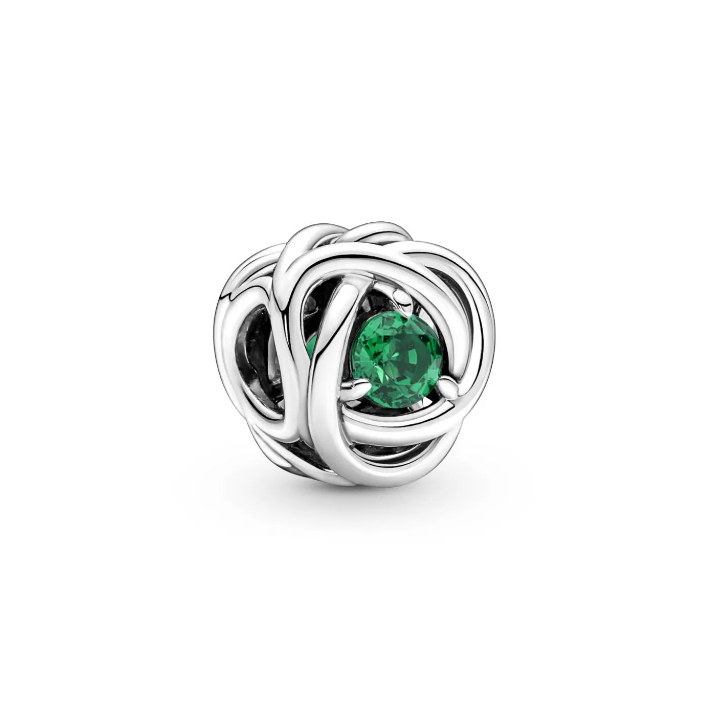 Mai Geburtsstein Royalgrüner Ewigkeitskreis Charm