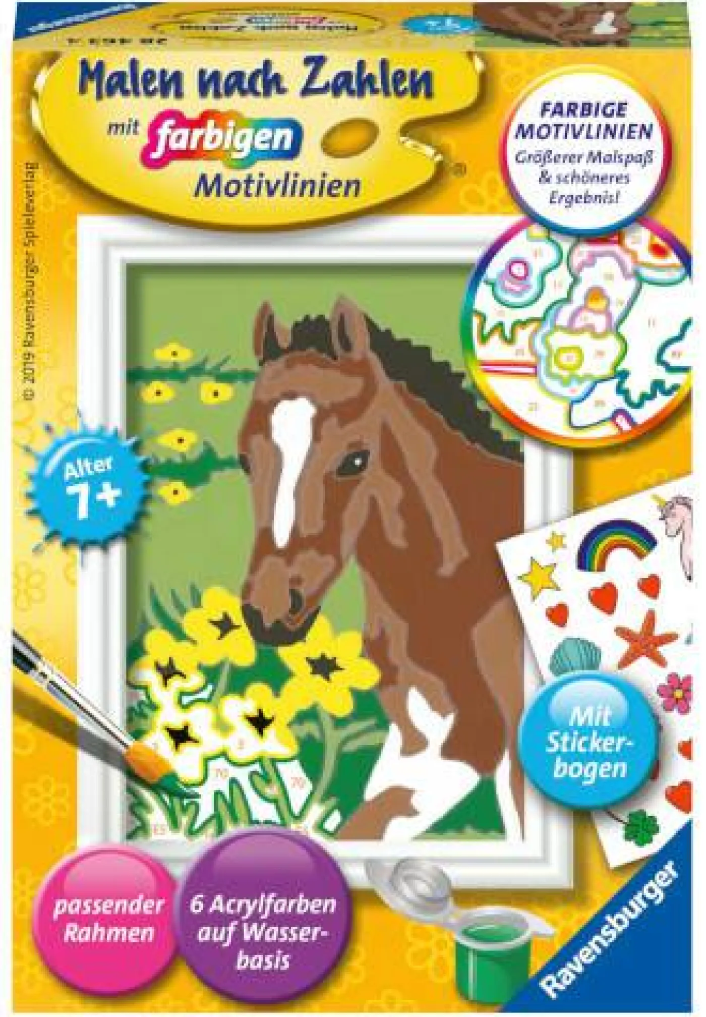 Malen nach Zahlen "Fohlen"
