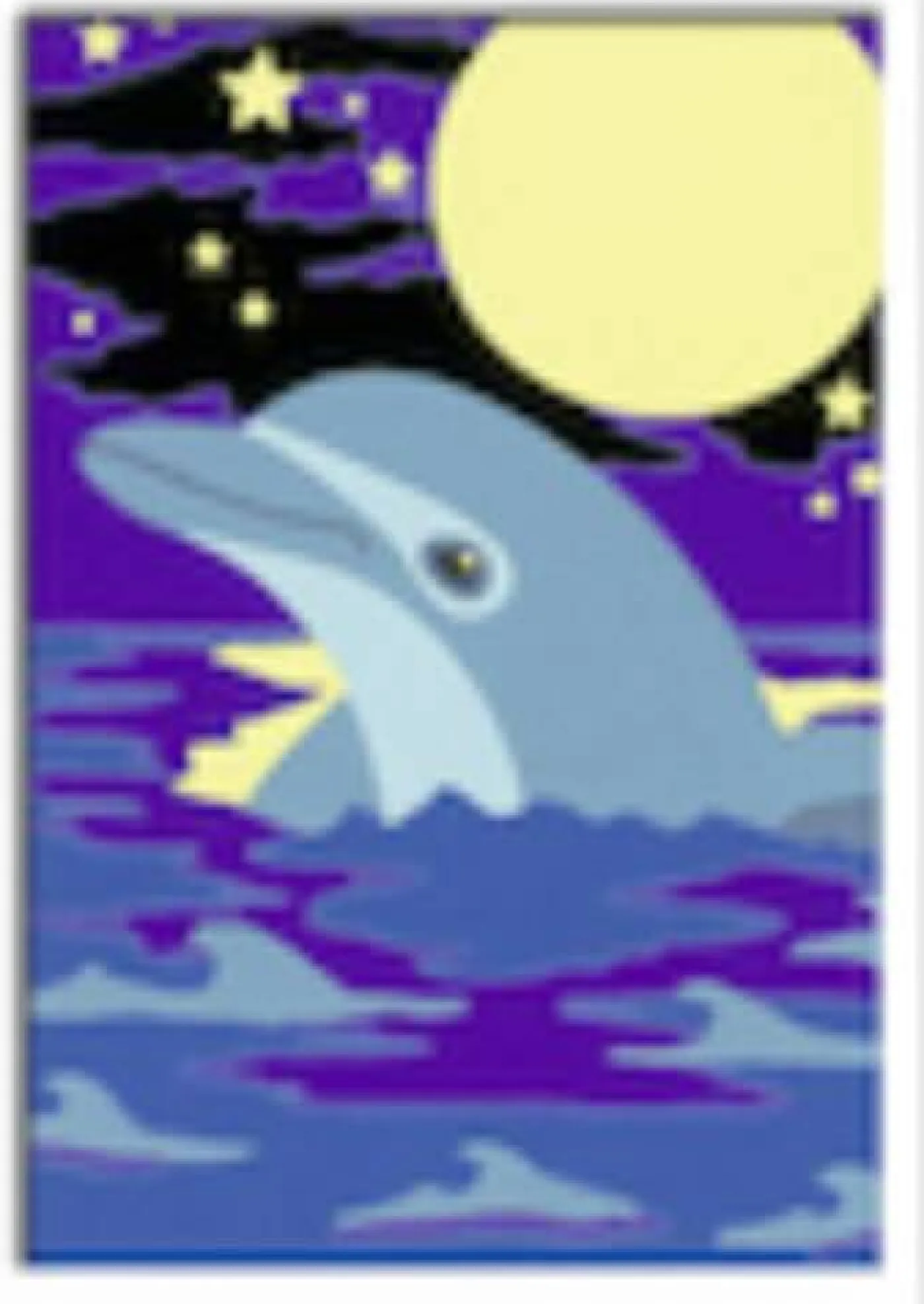 Malen nach Zahlen "Kleiner Delfin"