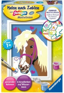 Malen nach Zahlen "Liebes Pferd"