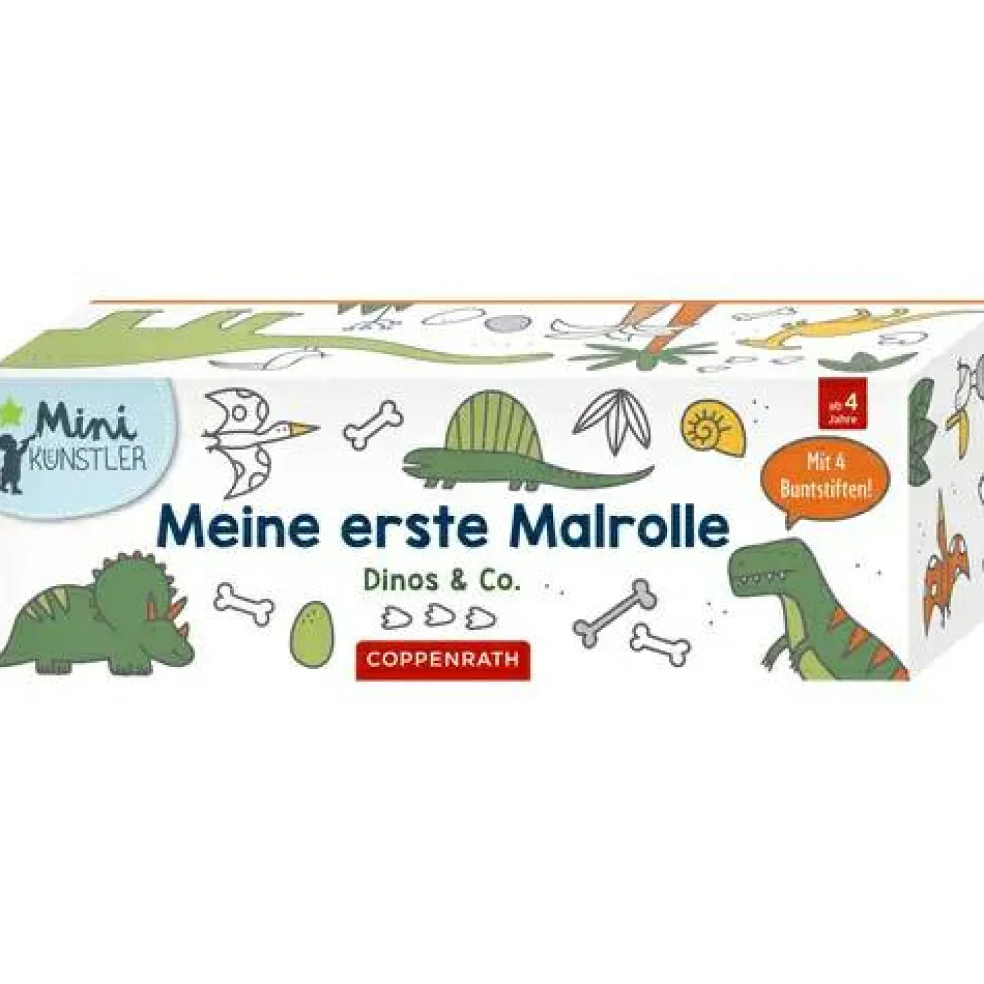 Malset "Meine erste Malrolle - Dinos & Co.", 5m