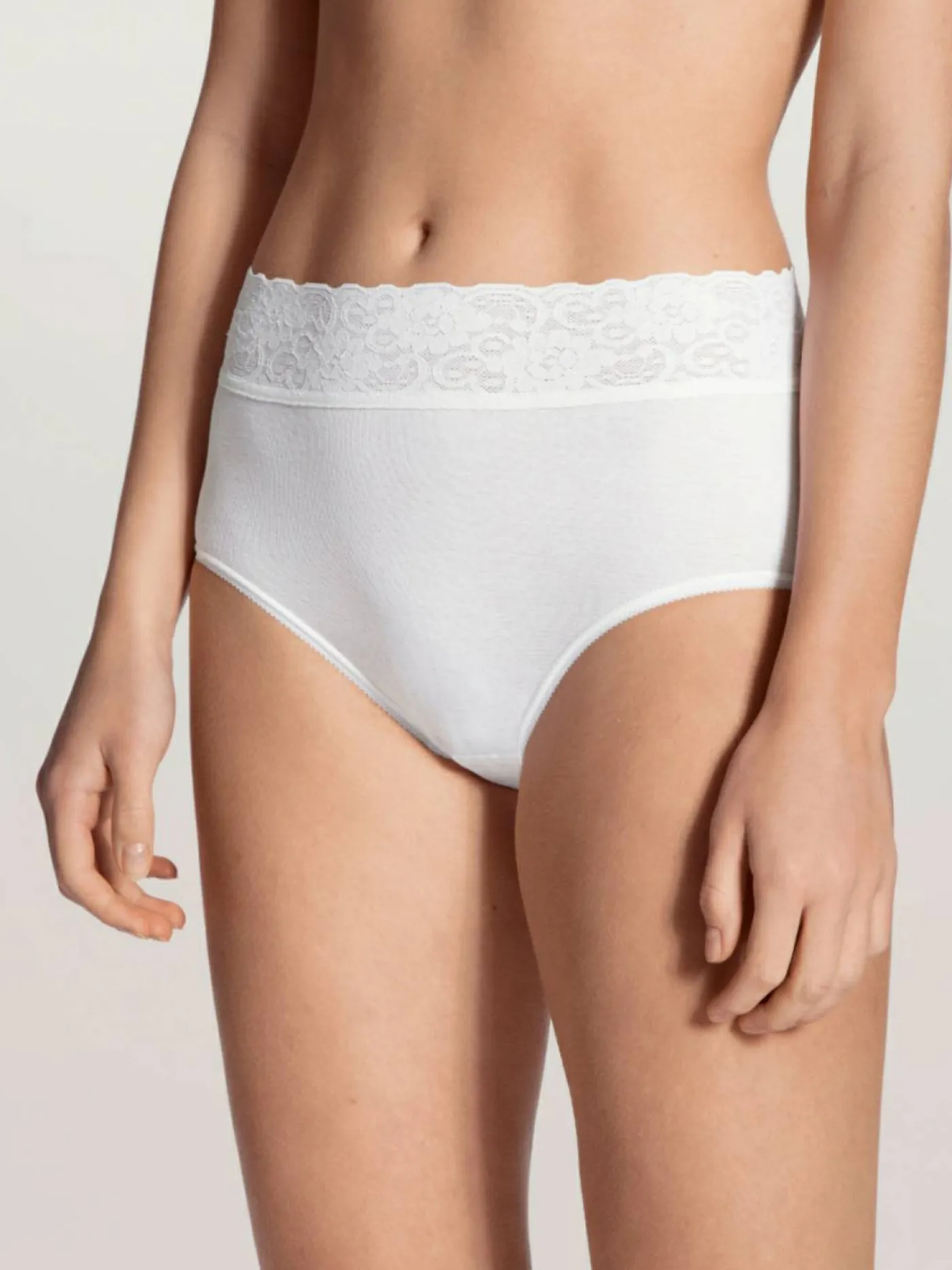 Maxi Spitzenbund, weiss, S
