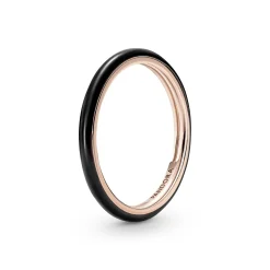ME Schwarze Emaille Ring