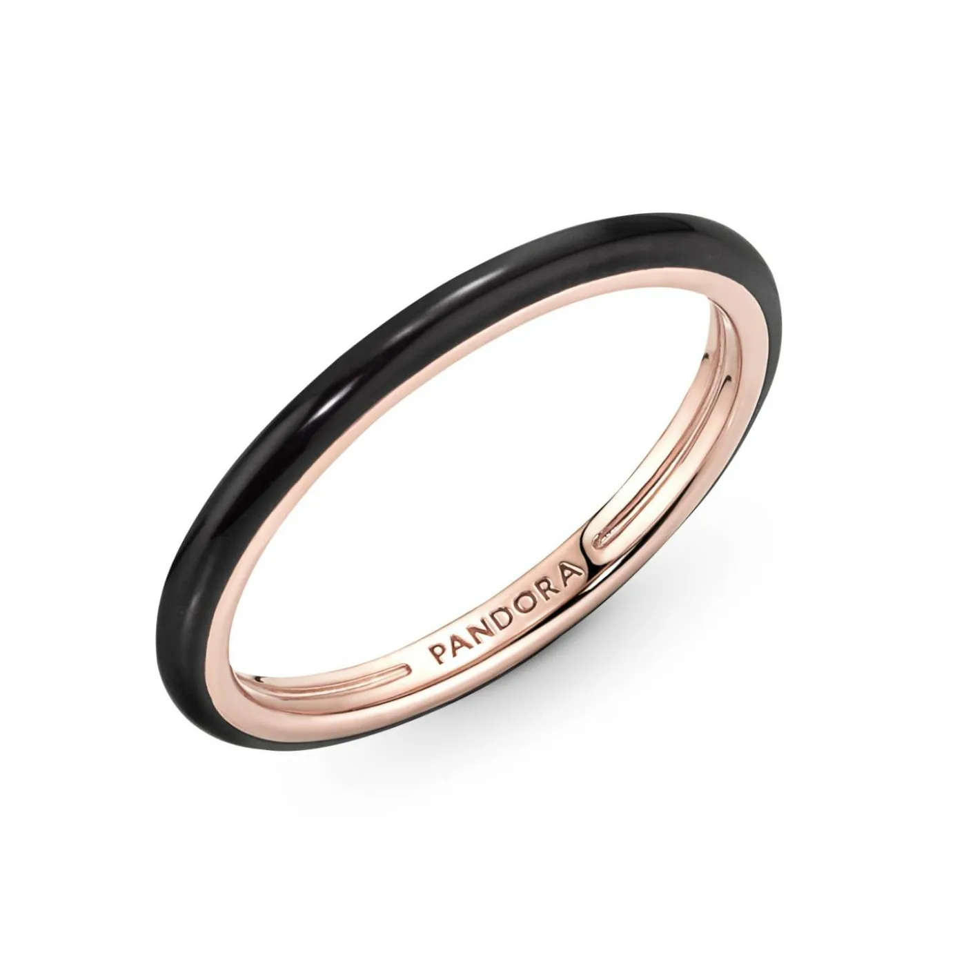 ME Schwarze Emaille Ring