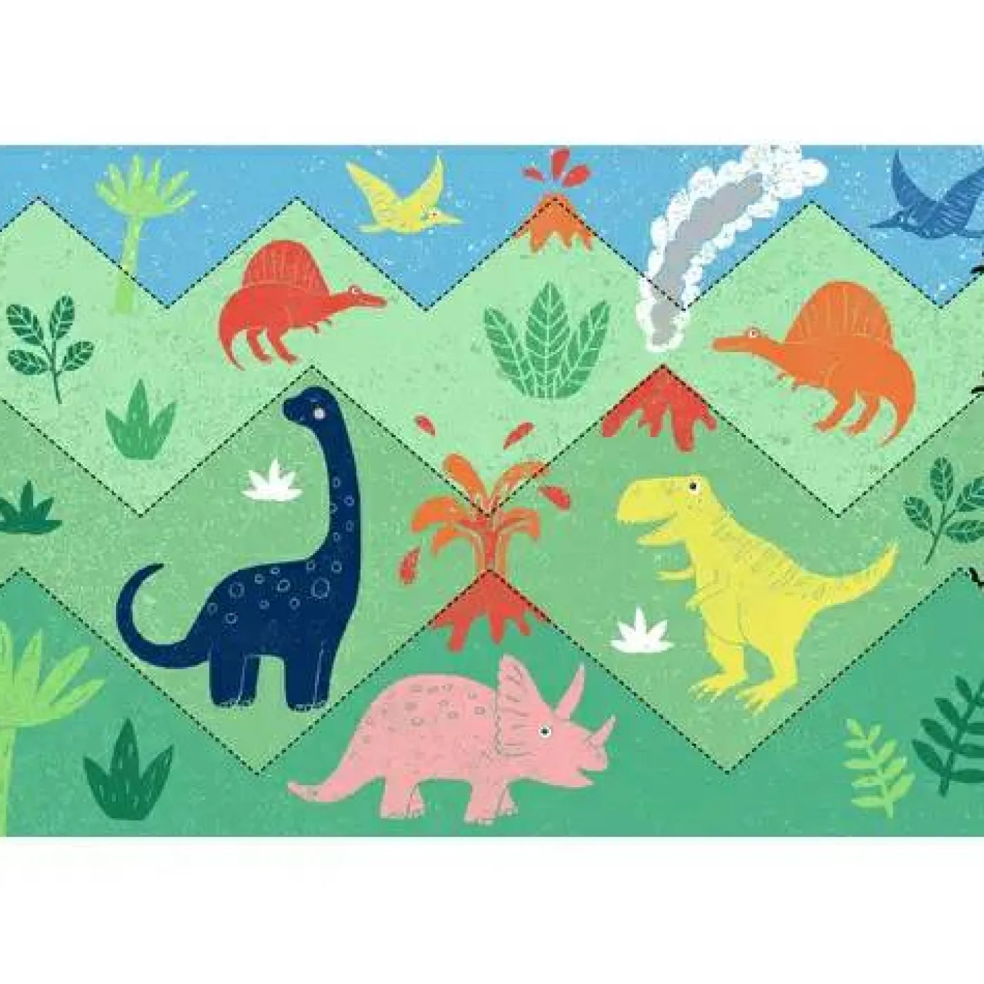 Mein großes Bastelset - Schneiden lernen Dinos