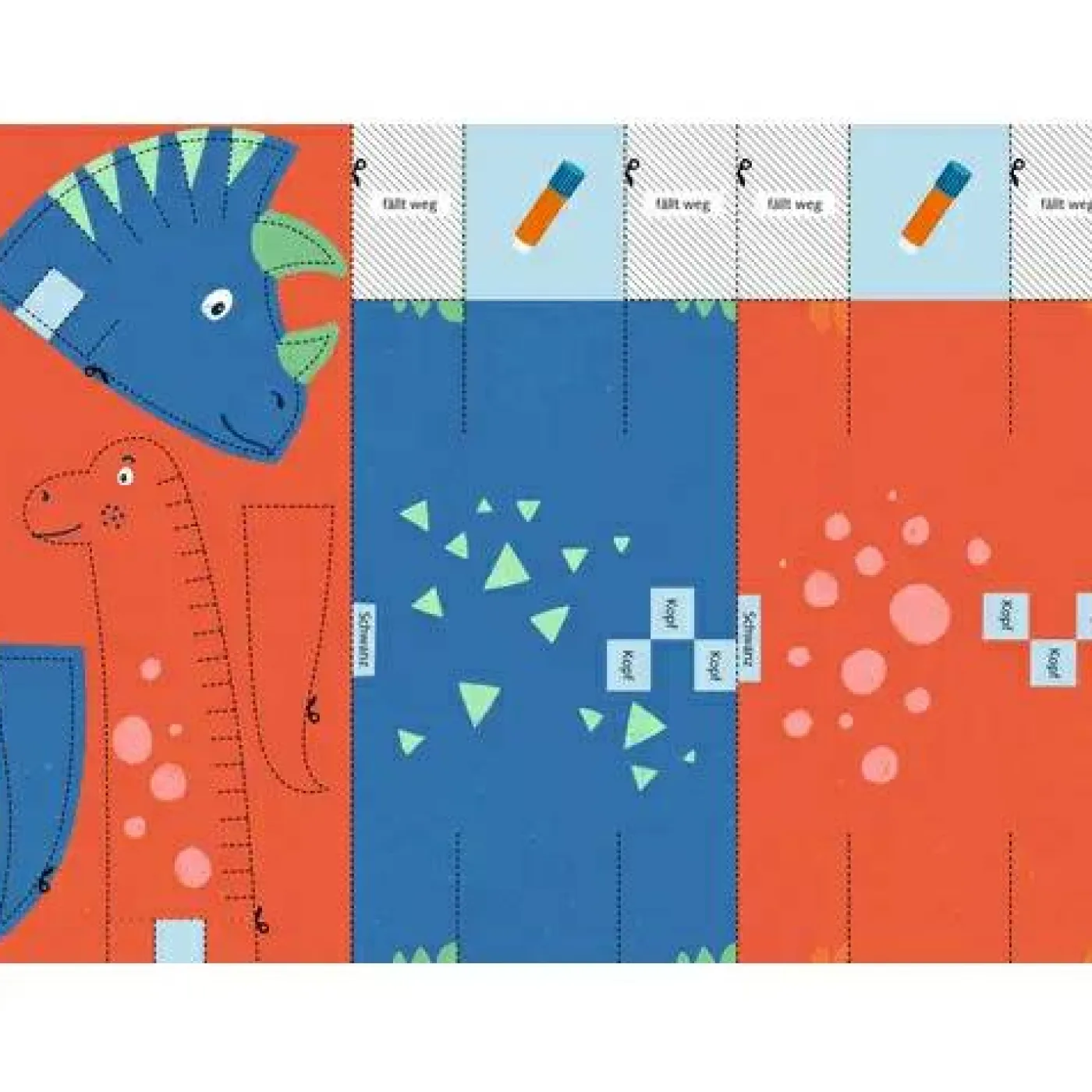Mein großes Bastelset - Schneiden lernen Dinos