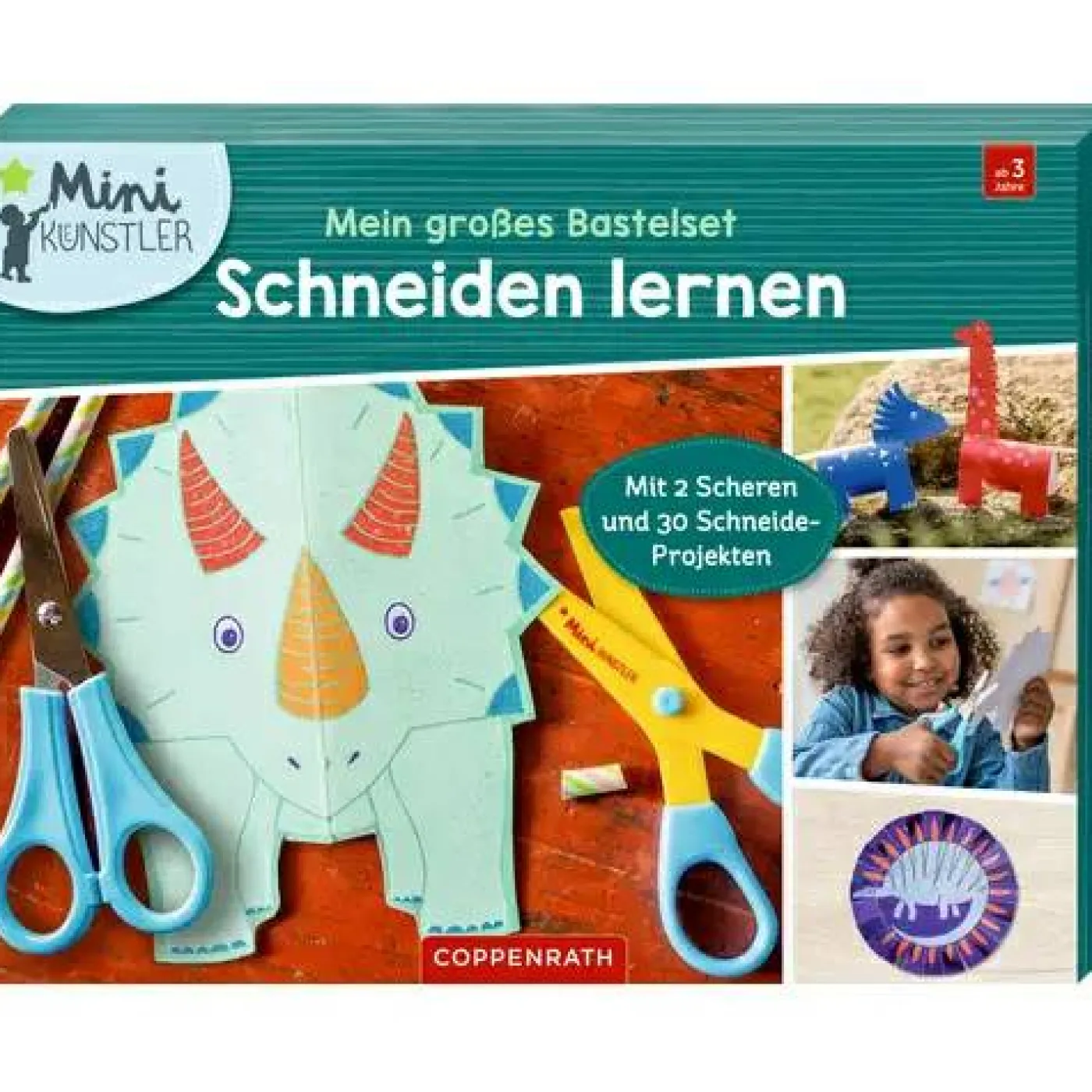 Mein großes Bastelset - Schneiden lernen Dinos