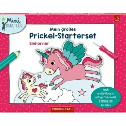 Mein großes Prickel-Starterset: Einhörne