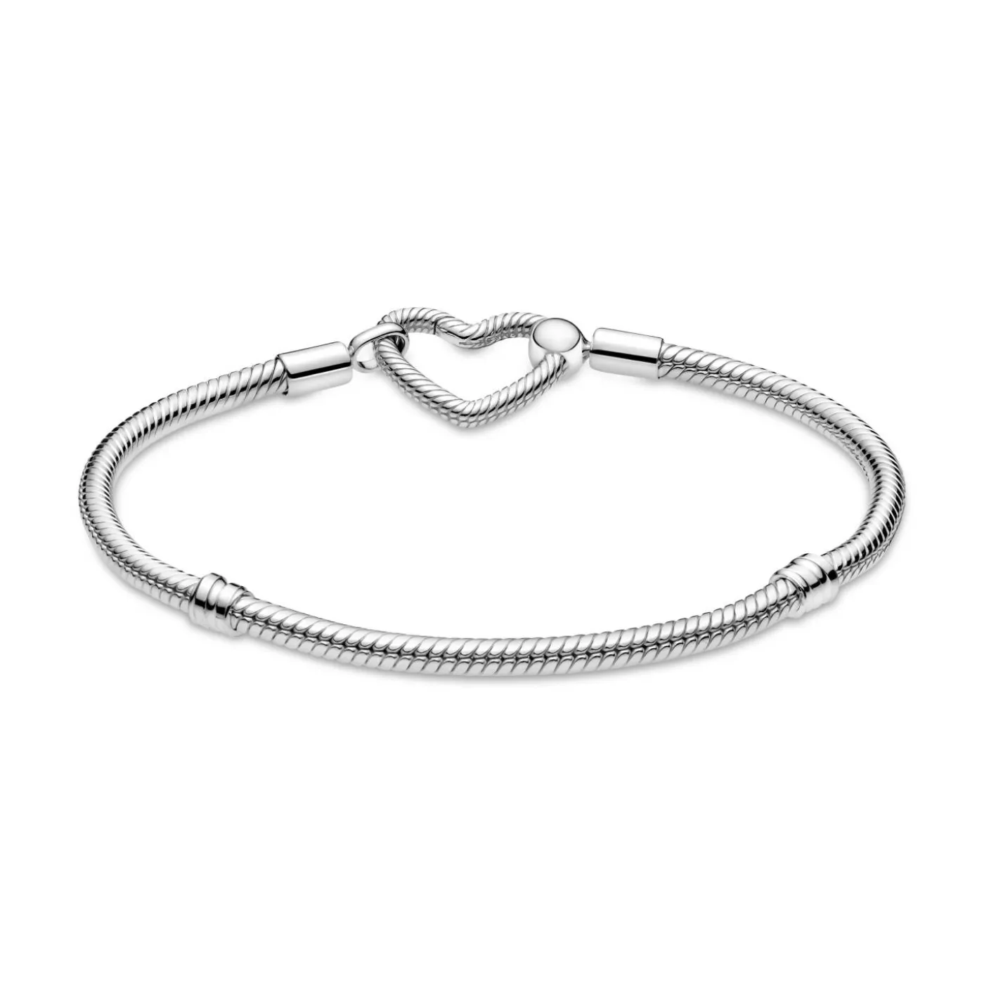 Moments Herzverschluss Schlangen-Gliederarmband