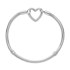 Moments Herzverschluss Schlangen-Gliederarmband