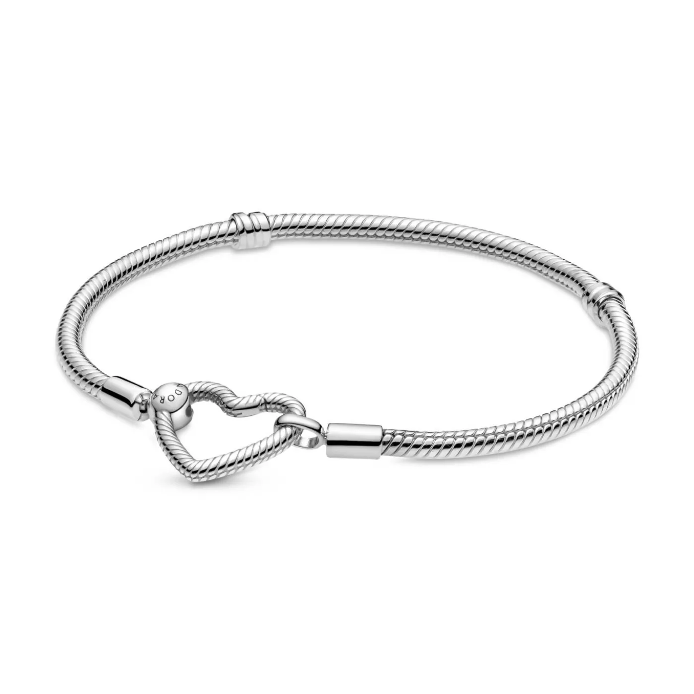 Moments Herzverschluss Schlangen-Gliederarmband