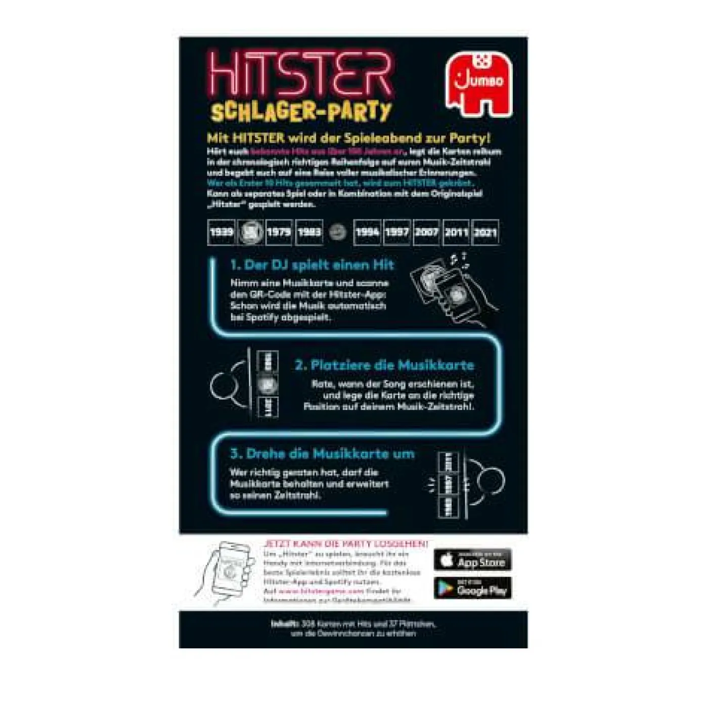 Musik-Partyspiel "Hitster- Schlager Party"
