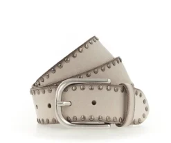 Nietengürtel aus Leder, 40 mm