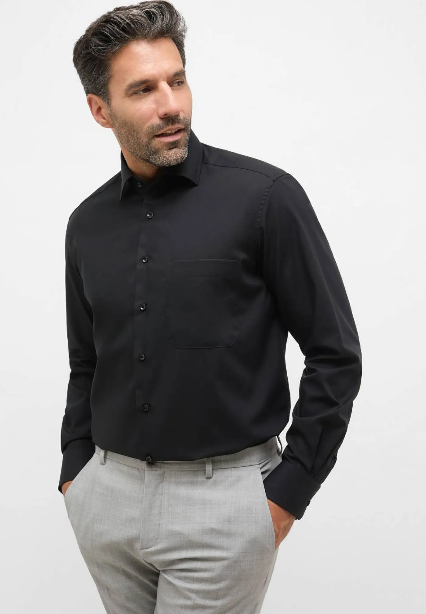 Original Shirt Popeline Langarm