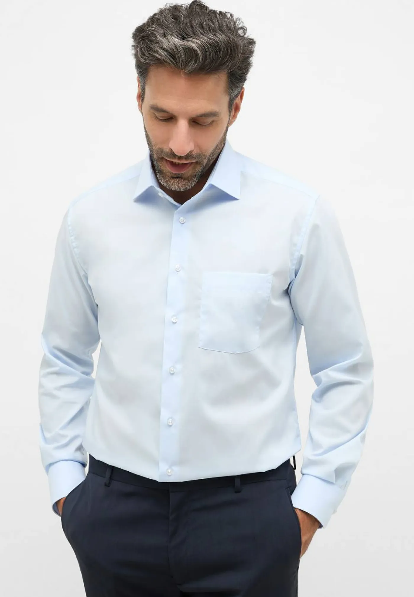 Original Shirt Popeline Langarm