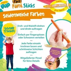 Paint Pop: Face Paint Sticks (Gesichtsm