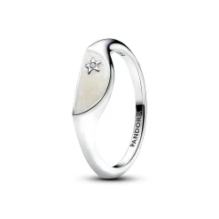 Pandora ME Halbierter Emaille Siegelring