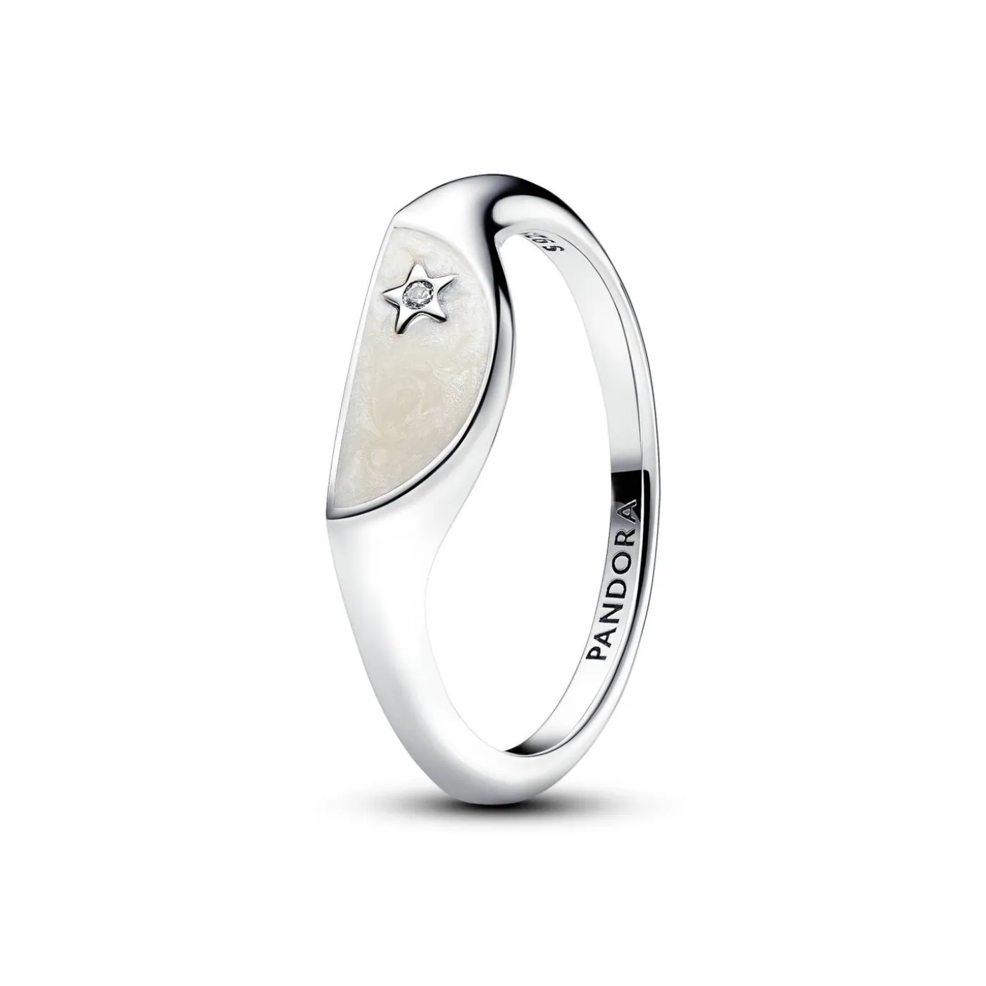 Pandora ME Halbierter Emaille Siegelring