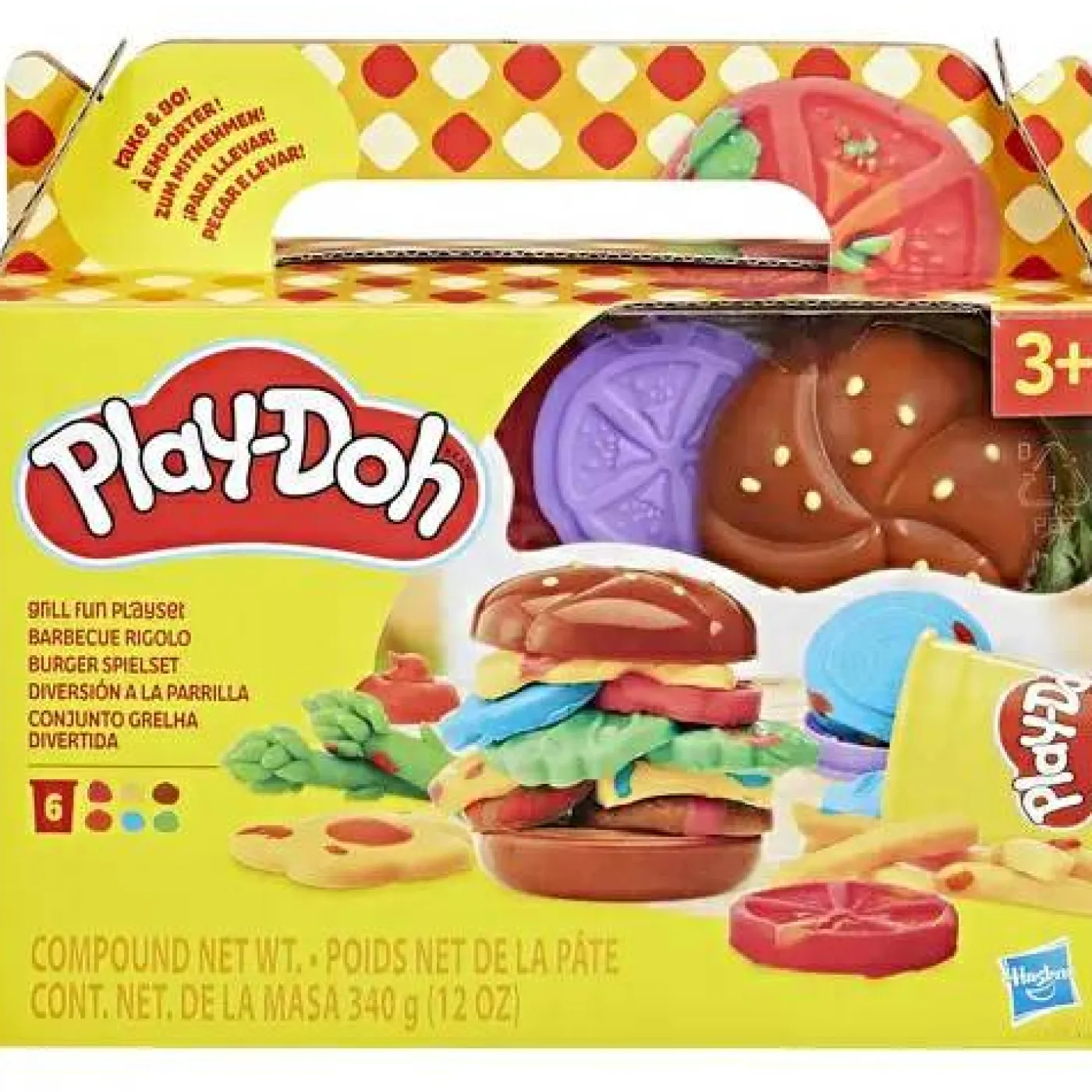 Play Doh-Spielknete "Burger Spielset"