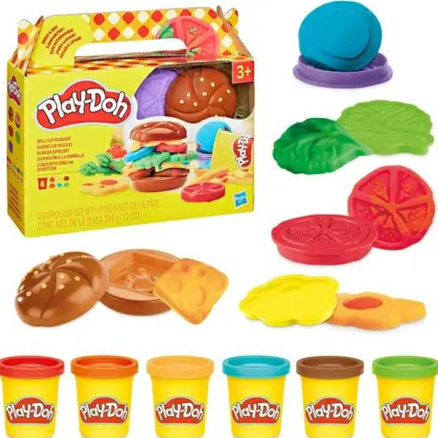 Play Doh-Spielknete "Burger Spielset"