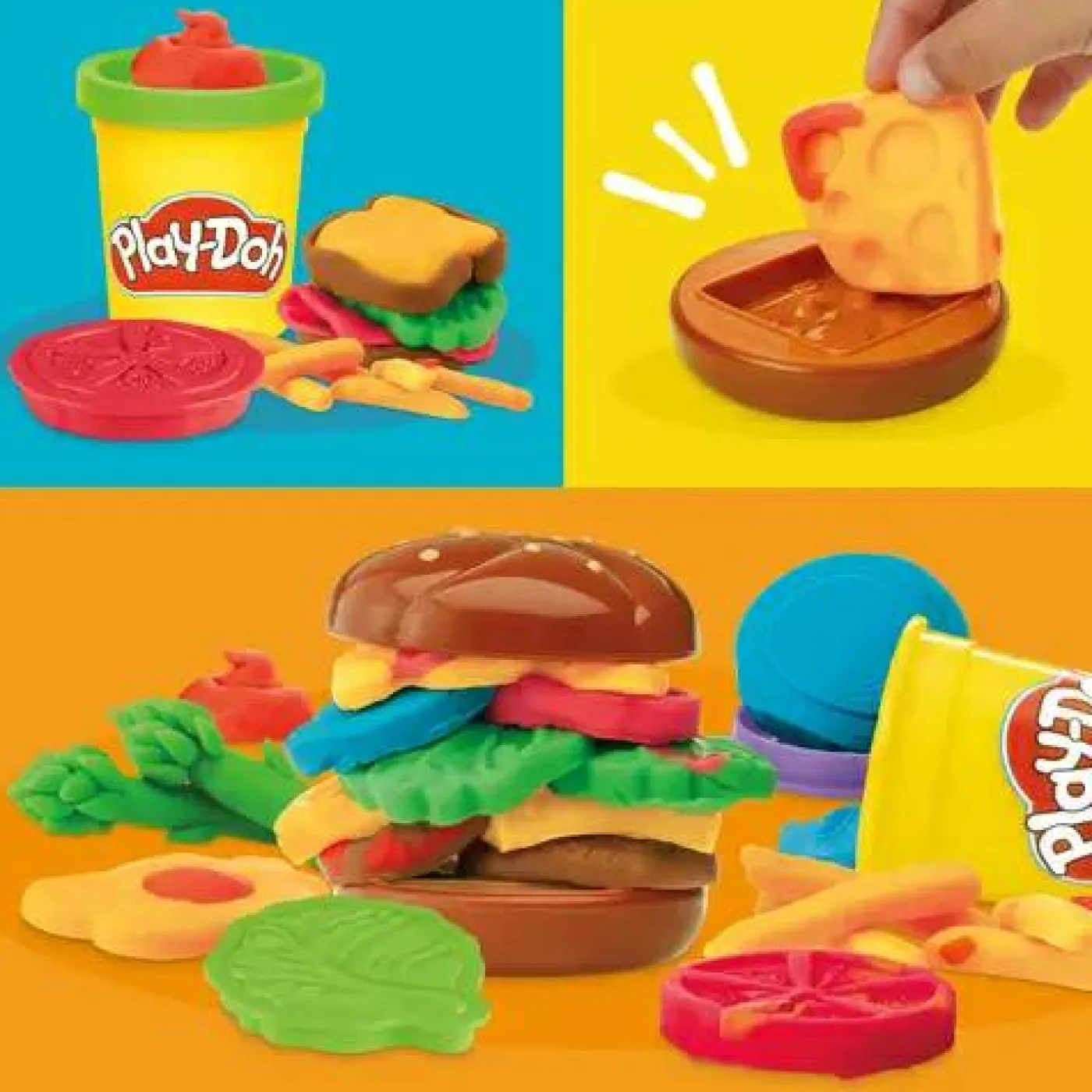 Play Doh-Spielknete "Burger Spielset"