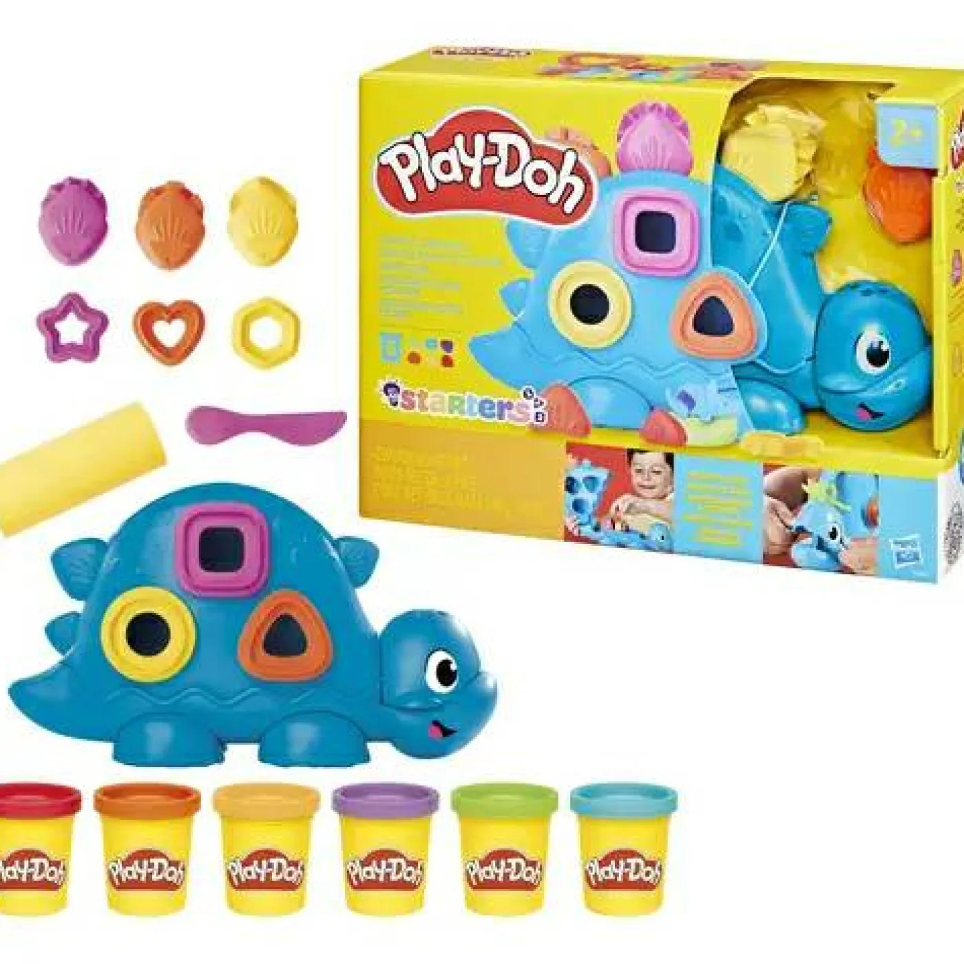 Play Doh-Spielknete "Starters - Bunter Dino"
