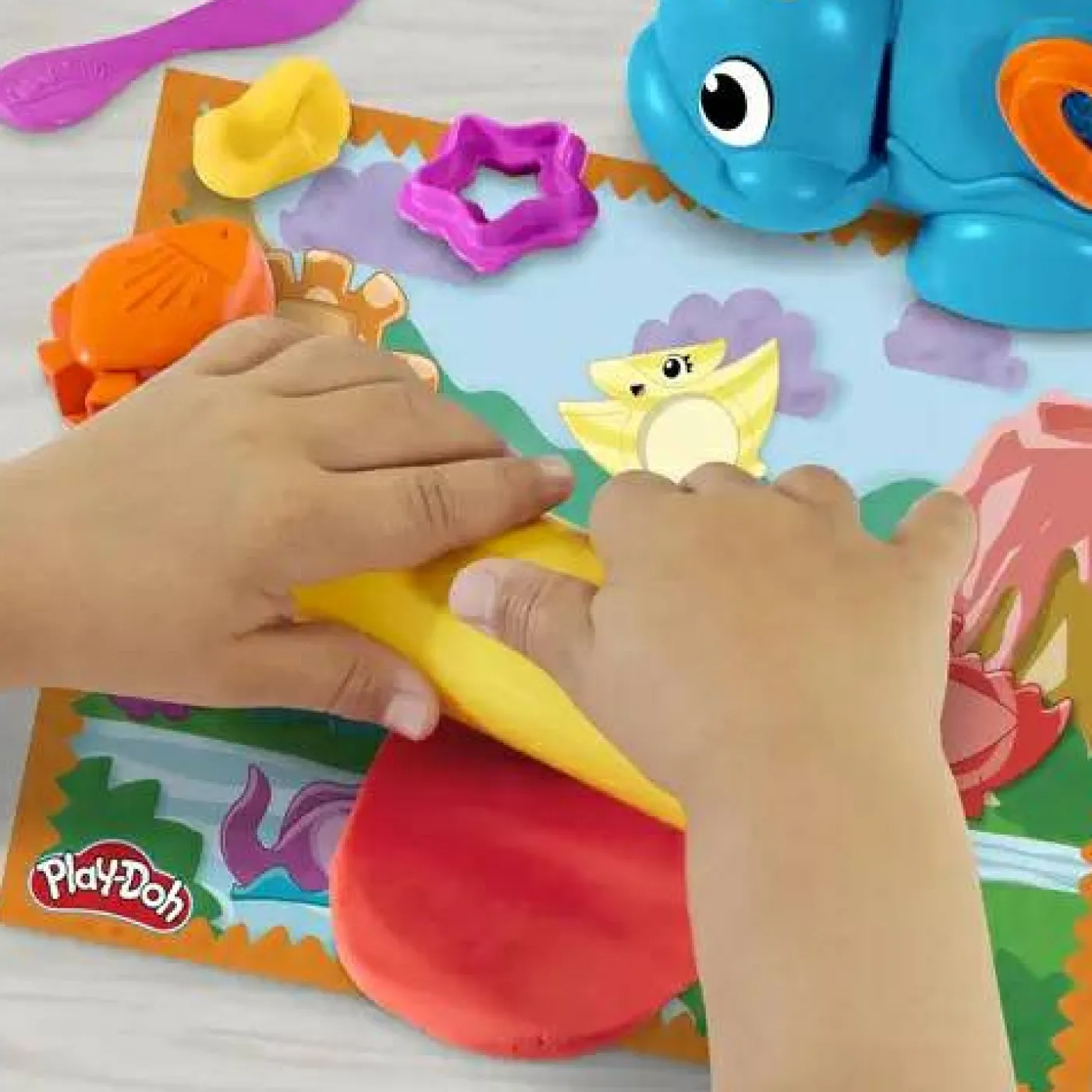 Play Doh-Spielknete "Starters - Bunter Dino"