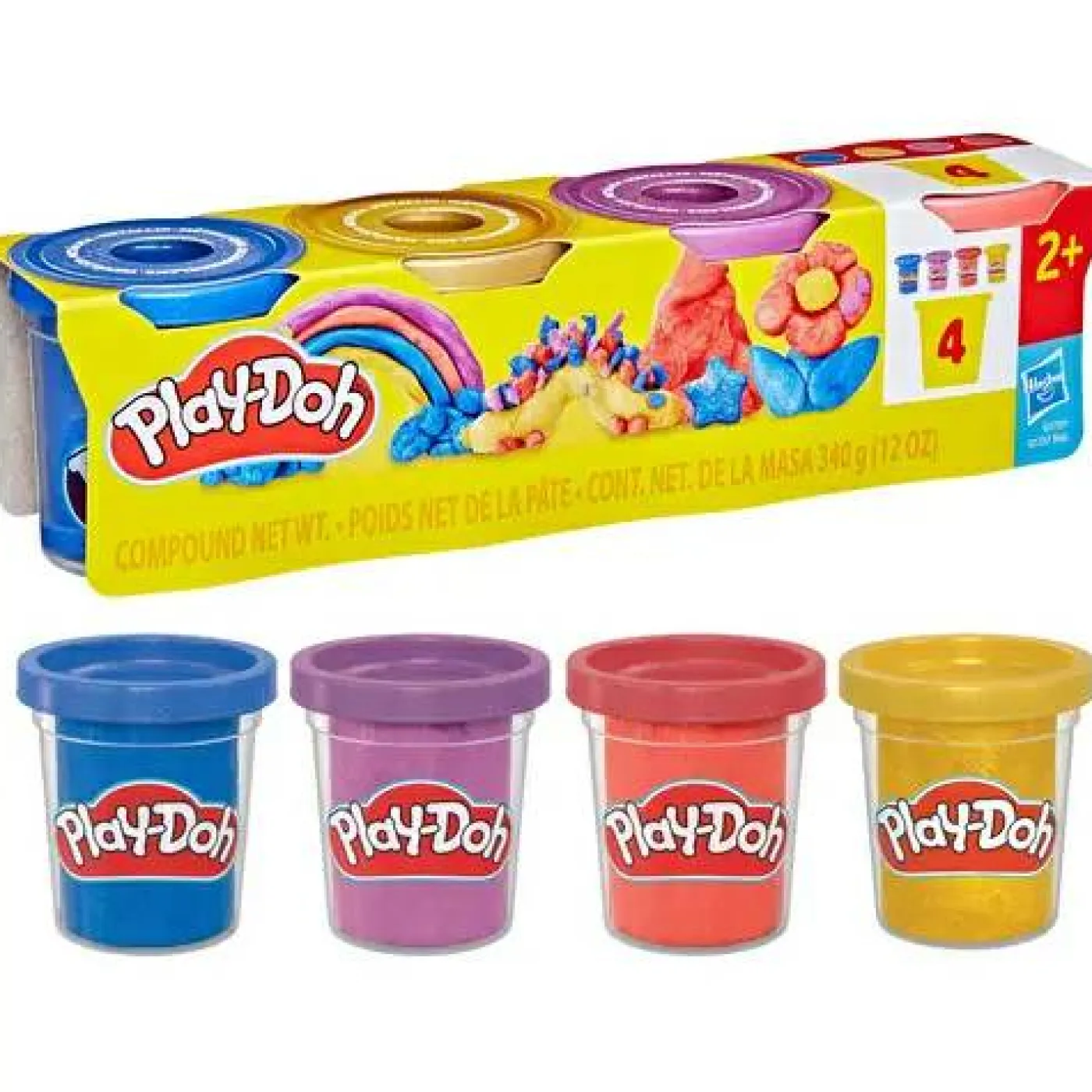 Play-Doh Spielknete "Metallic Pack"