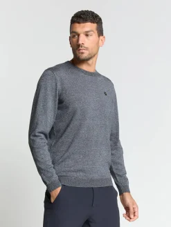 Pullover Crewneck 2 Coloured Melange