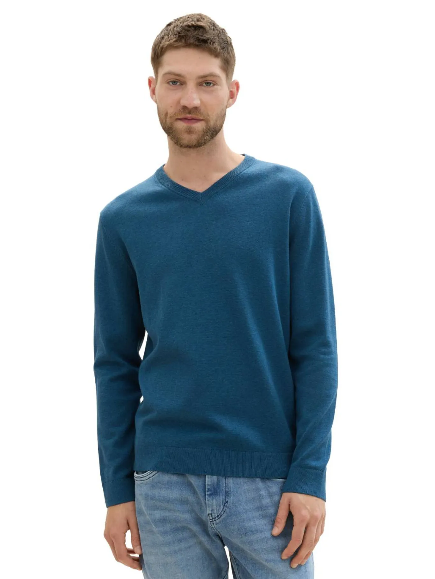 Pullover "basic v-neck knit"