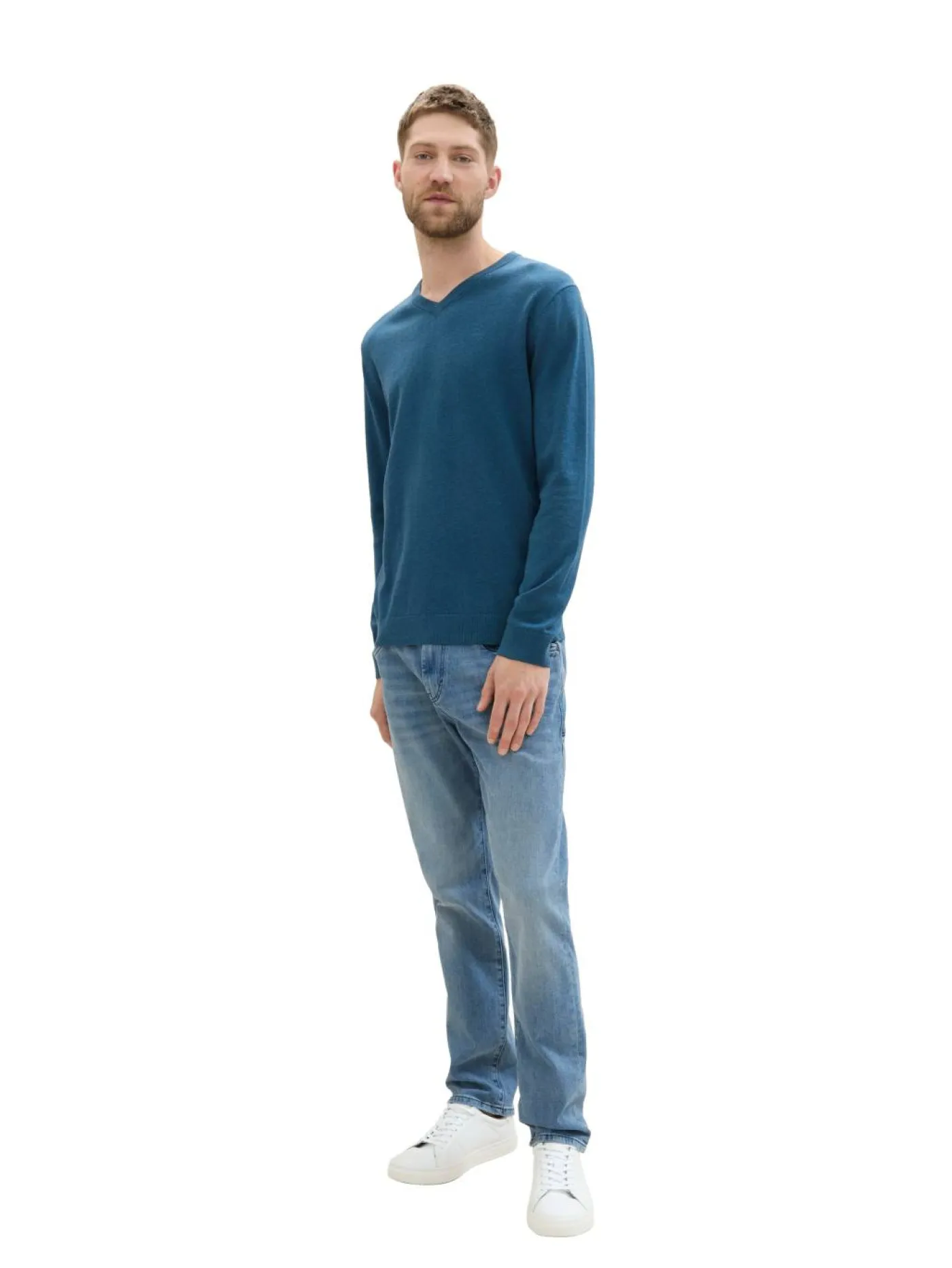 Pullover "basic v-neck knit"
