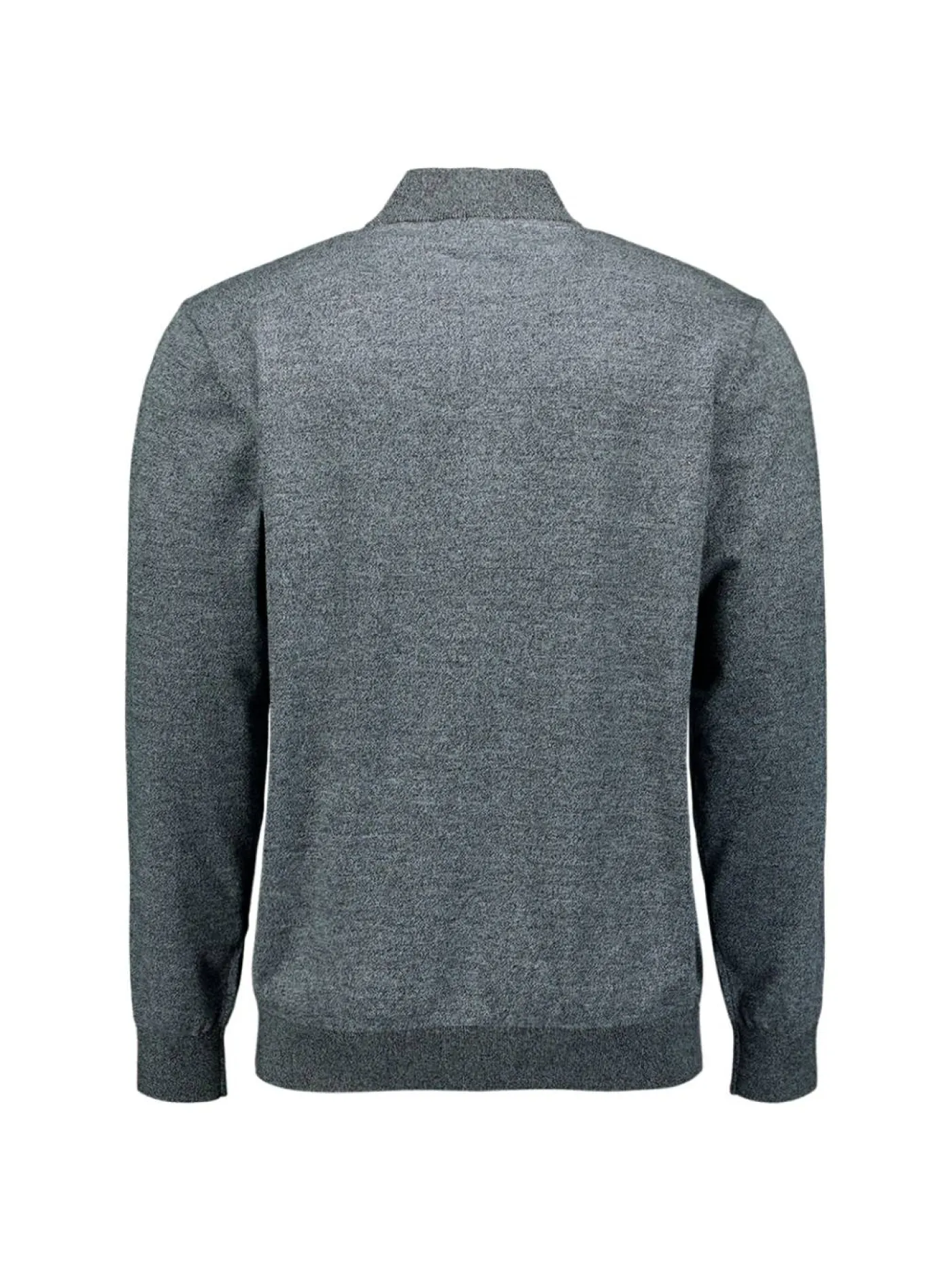 Pullover Half Zip 2 Coloured Melange