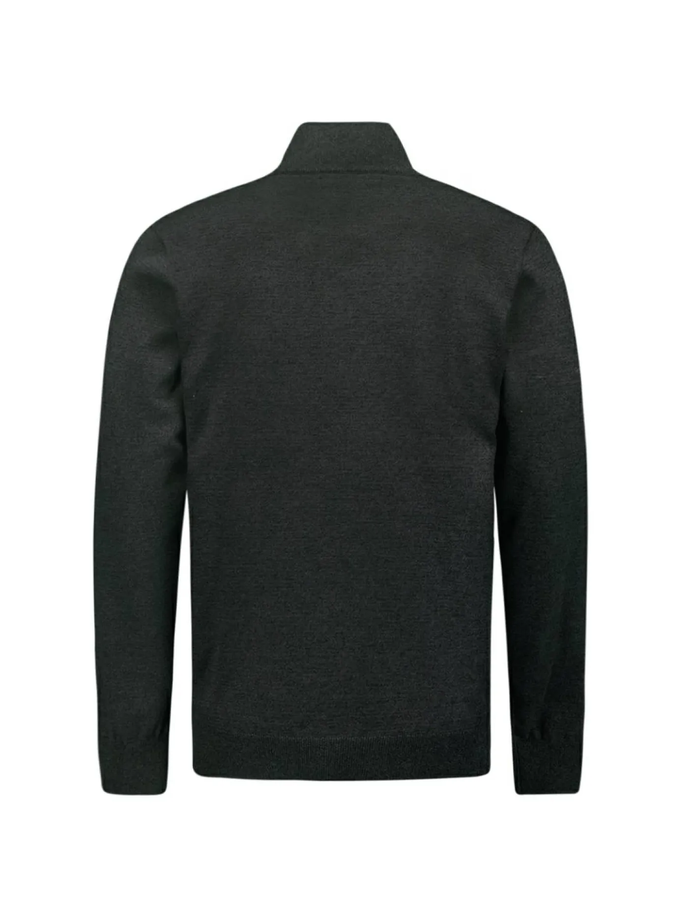 Pullover Half Zip 2 Coloured Melange