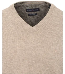 Pullover mit V-Ausschnitt