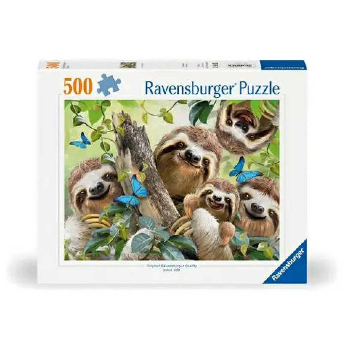Puzzle "Faultier Selfie", 500 Teile