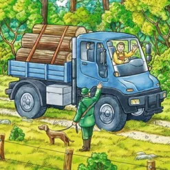 Puzzle "Große Landmaschinen", 3x49 Teile