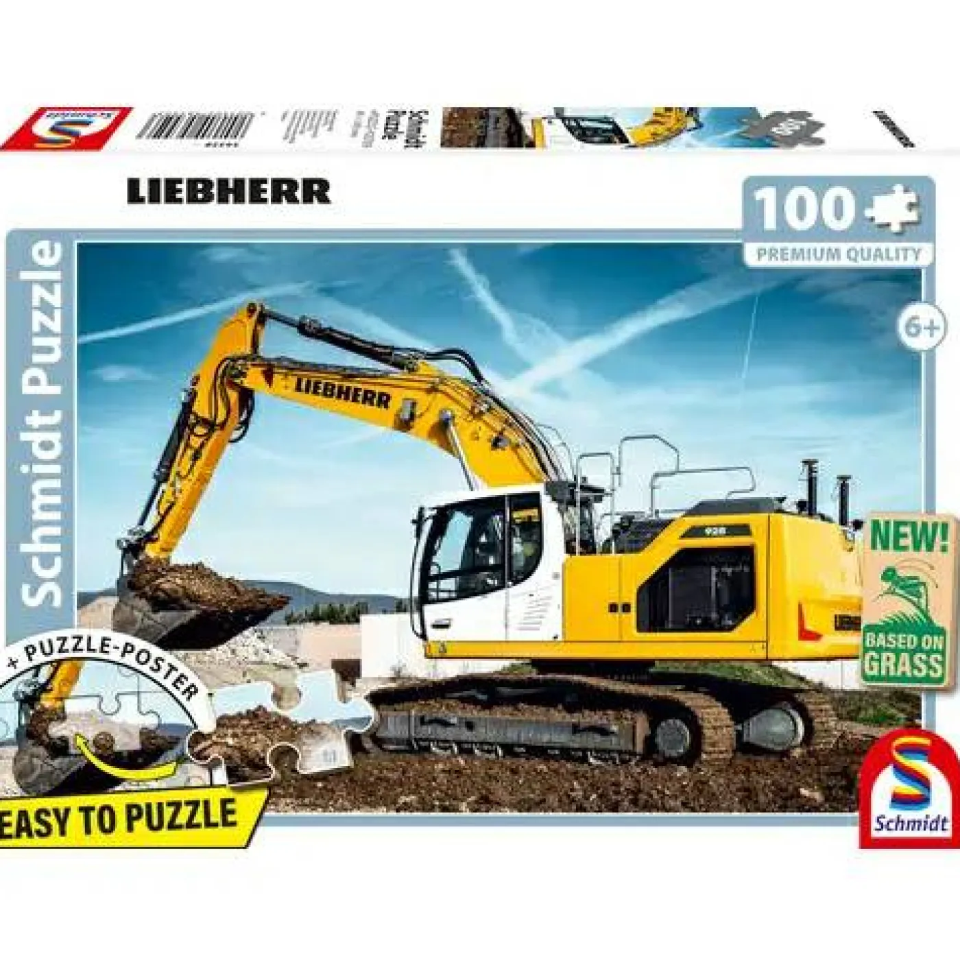 Puzzle "Liebherr: Raupenbagger R928", 100 Teile