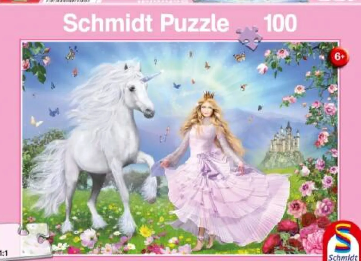 Puzzle "Prinzessin der Einhörner", 100 Teile