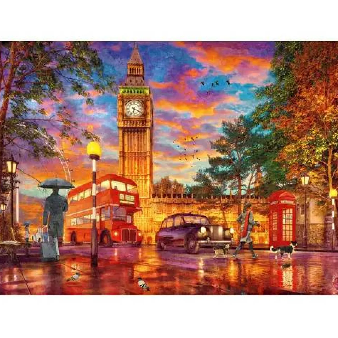 Puzzle "Sunset at Parliament Square", 1000 Teile