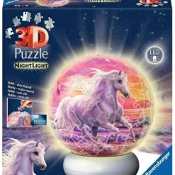 Puzzle-Ball Nachtl. Pferde