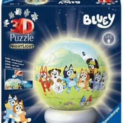 Puzzle-Ball Nachtlicht Blu