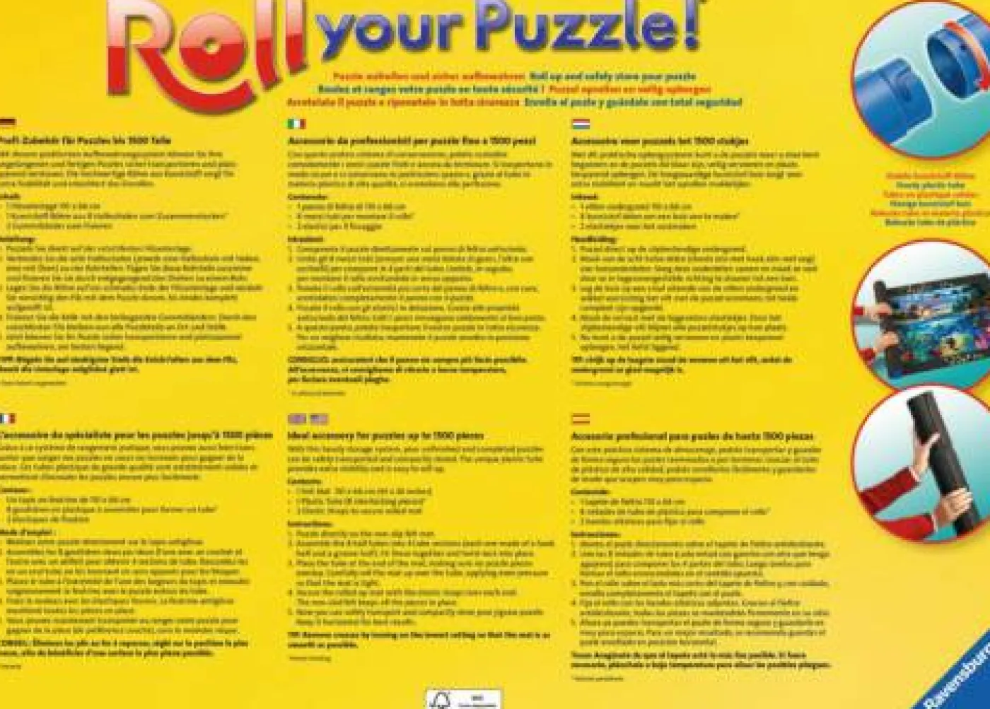 Puzzledecke "Roll your Puzzle!"