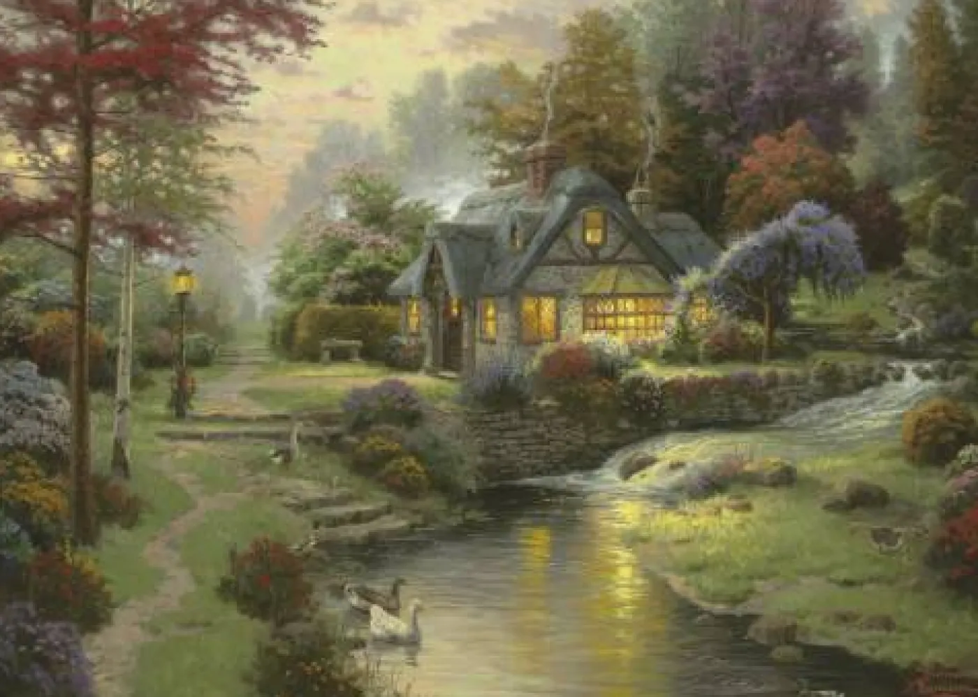 Puzzle "Friedliche Abendstimmung", 1000 Teile
