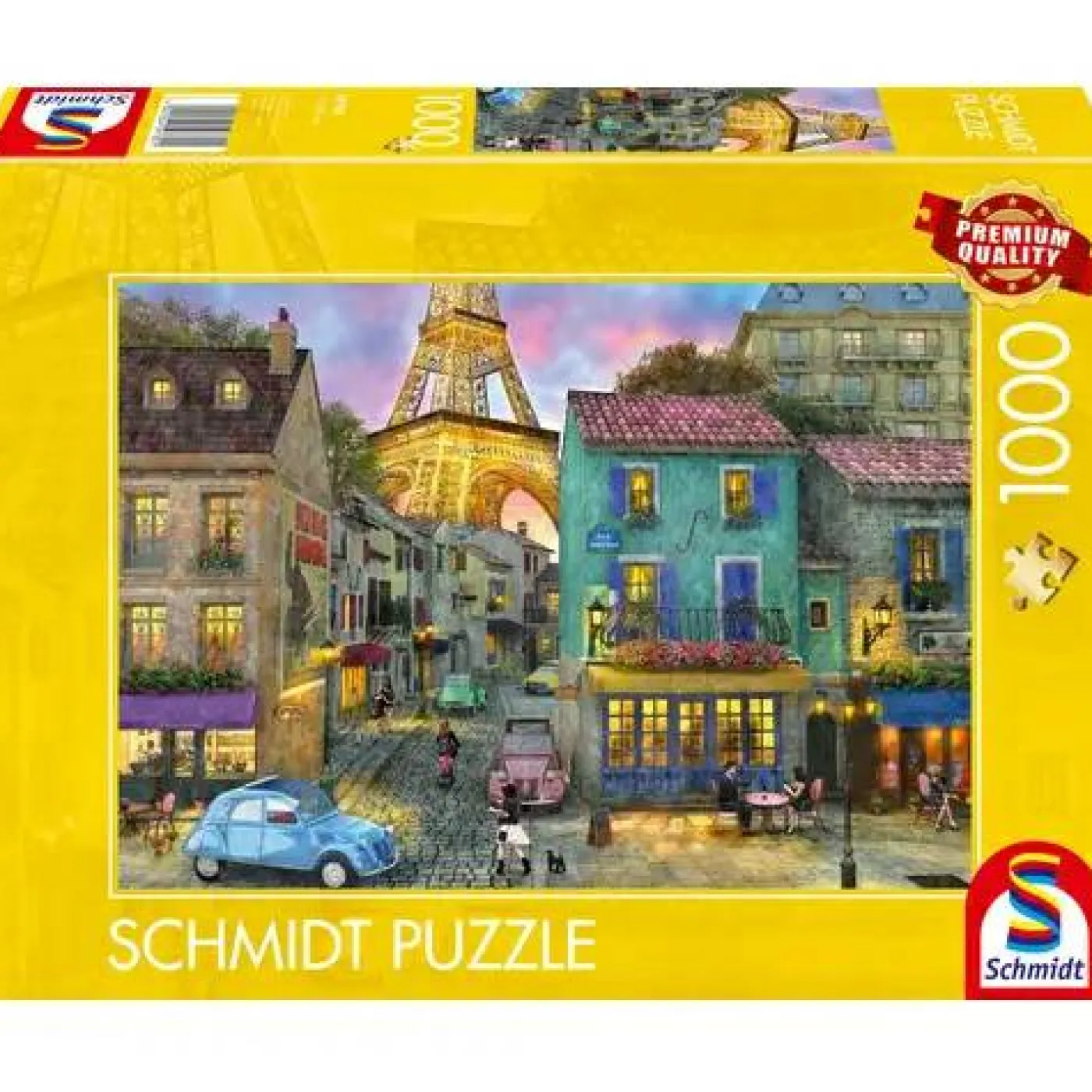 Puzzle "In den Straßen von Paris", 1000 Teile