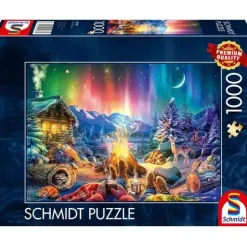 Puzzle "Lagerfeuerromantik unterm Sternenhimmel", 1000 Teile
