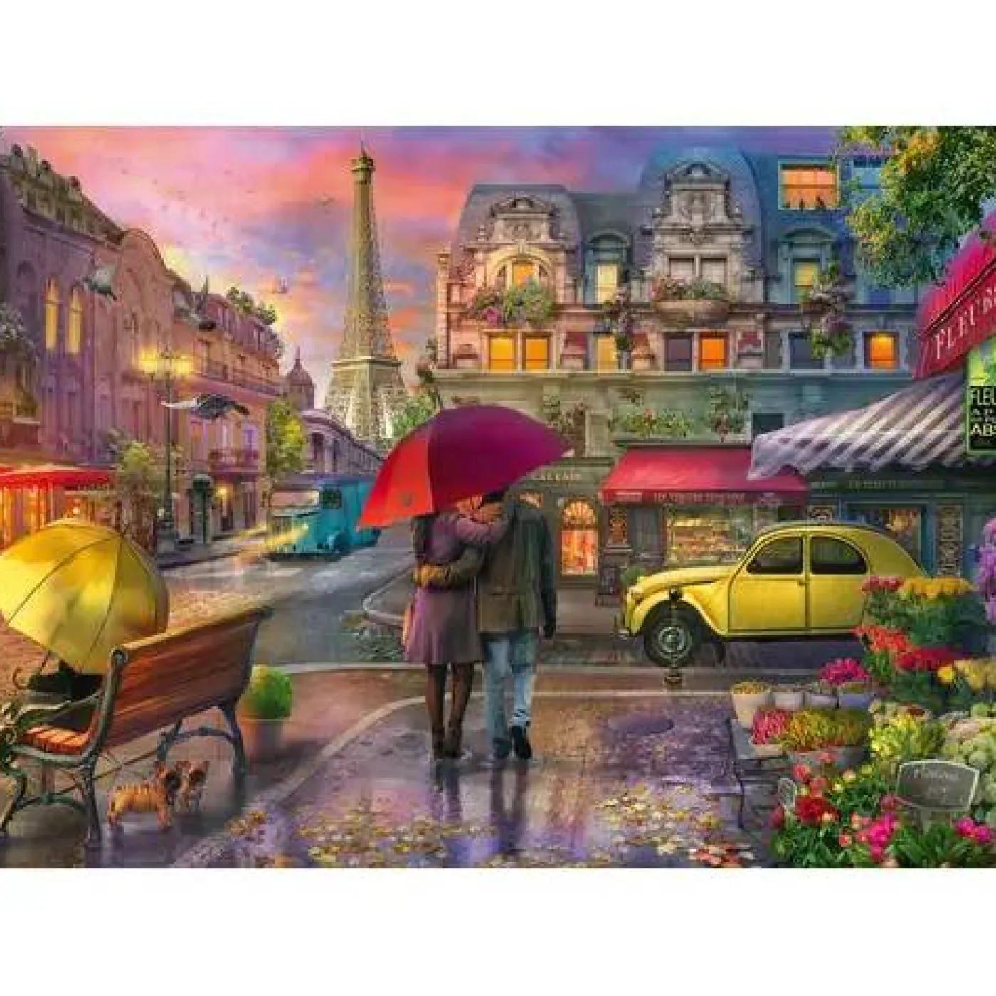 Puzzle "Regenzauber in Paris", 500 Teile