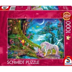 Puzzle "Wo sich Einhorn und Elfe gute Nacht sagen", 1000 Teile