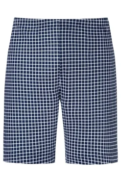 Pyjama-Shorts "White Check"