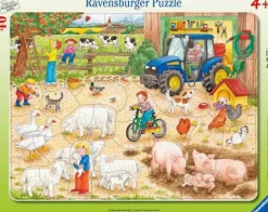 Rahmenpuzzle "Auf dem großen Bauernhof", 40 Teile